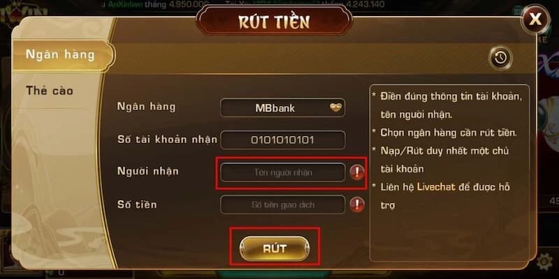 Hướng dẫn cách rút tiền app tài xỉu online dễ hiểu nhất