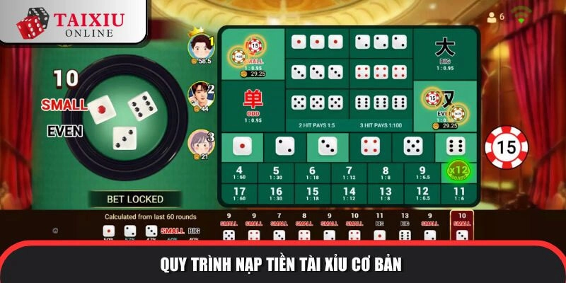Hướng dẫn quy trình nạp tiền app tài xỉu online cơ bản